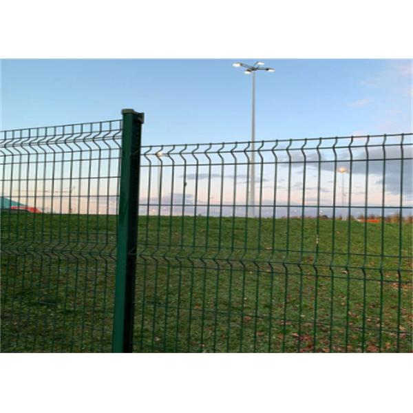 Pvc Coated Galvanized V Bend Curved 3D Welded Wire Mesh Fence Panel For Outdoor Garden Farm