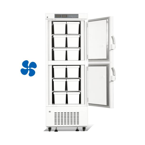 358L Hospitais Verticais Vaccine Médico Refrigerador Congelador Com Multi-Caixas