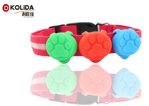Pretty Mini Safety Dog LED Light ID Tag , LED Dog Collar Blinker Lights