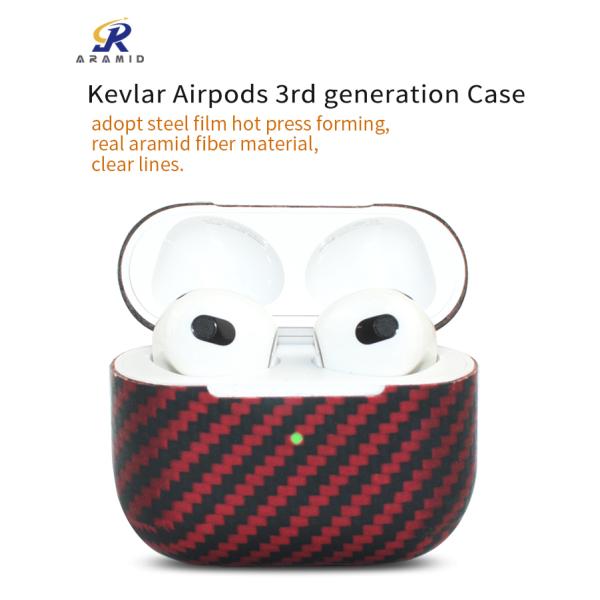 Случай волокна Aramid предохранения от 3-его поколения Airpods полный