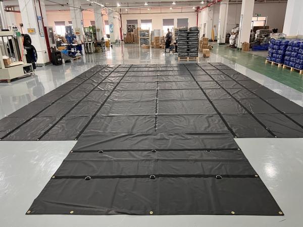 UV resistente resistente a lágrimas 14oz PVC Truck Cover para caminhões de cama plana com 6 pés de queda