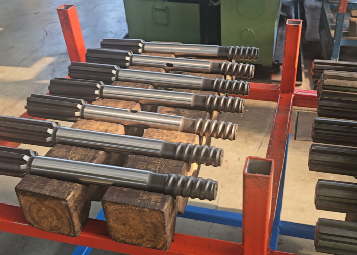 High-Efficiency CNC Machined T38 Shank Adapter for COP1840 in Mine and Tunnel Support