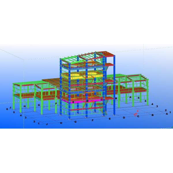 Construcción Prefabricación de gran envergadura de acero moderno Almacén logístico Construcción Pintura / Galvanizado