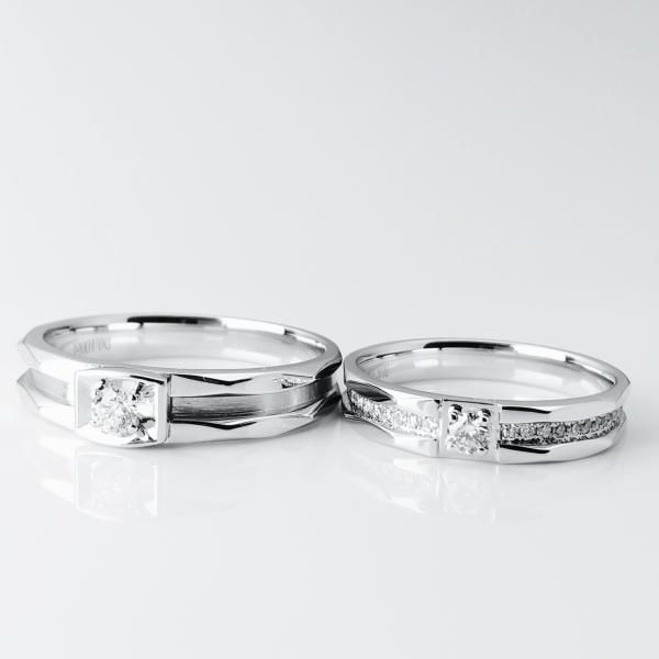 Love Forever Engraved 18k OEM ODM Wedding Pair Rings