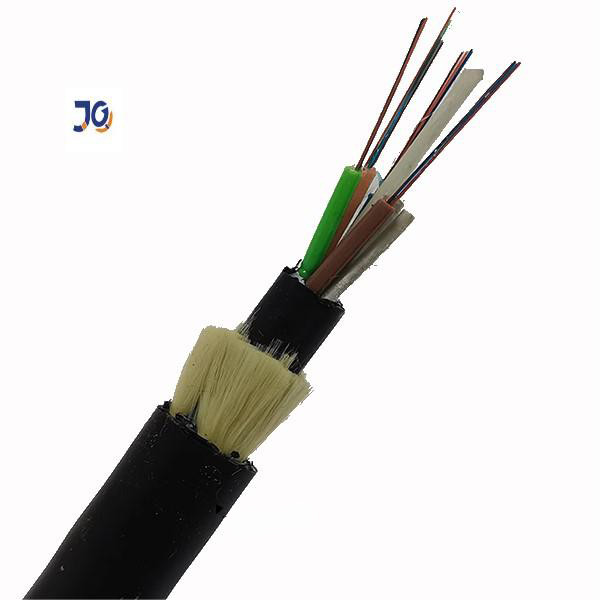 Double Jacket ADSS Fiber Optic Cable 24 96 Core G652D Single Mode HDPE All Dielectric Self Supporting Aerial