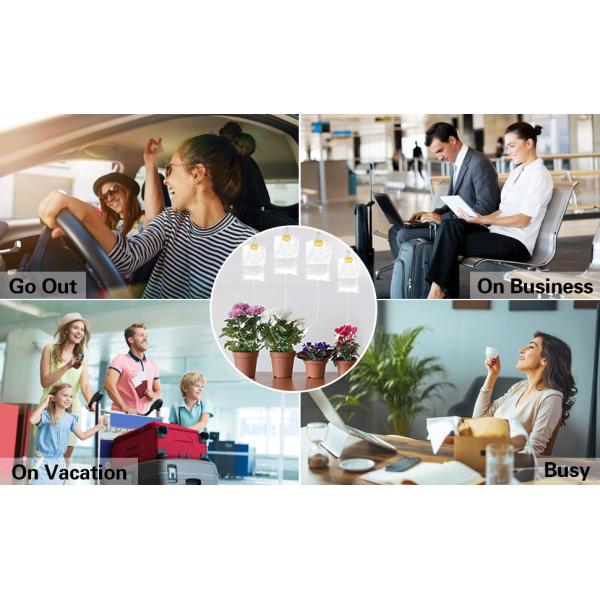 Plant Watering Bags, Indoor Drip Water Bag 1.72gal/6.5L High Volumetric,Precisely Adjustable Drip Rate, Long Time House Plant Support