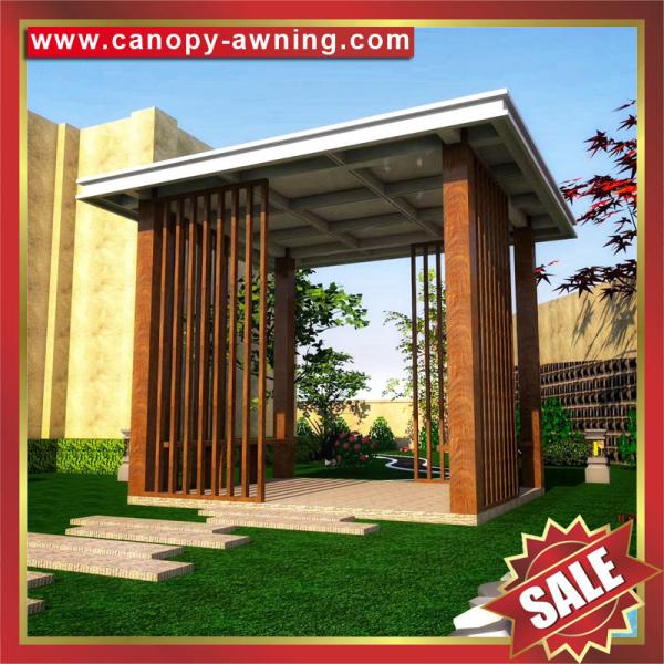 outdoor garden park modern Aluminium alu gazebo pavilion sunshade shelter awning canopy for sale