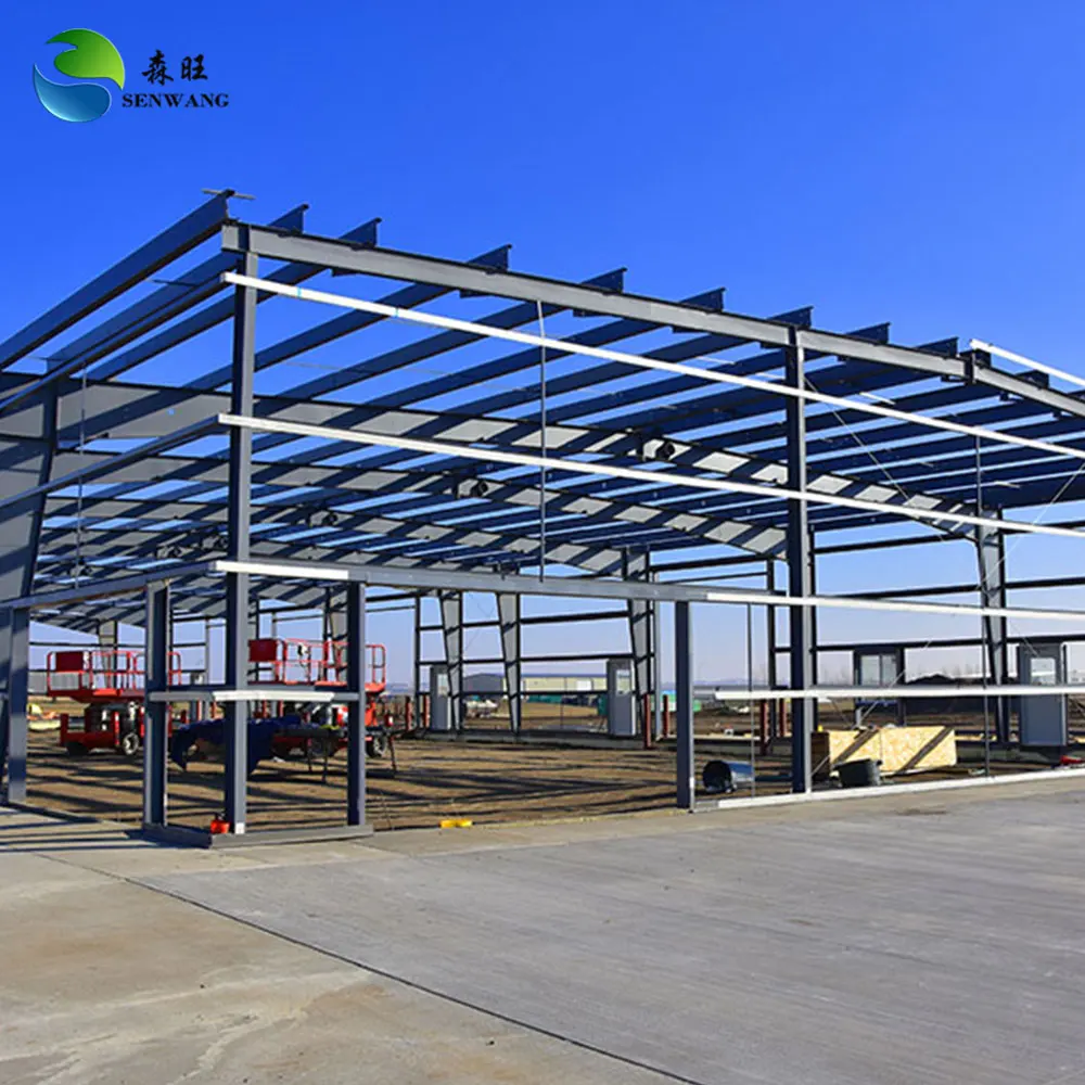 High Tolerance Steel Structure Warehouse with ±1% Tolerance and Q235/Q355 Grade Steel Support