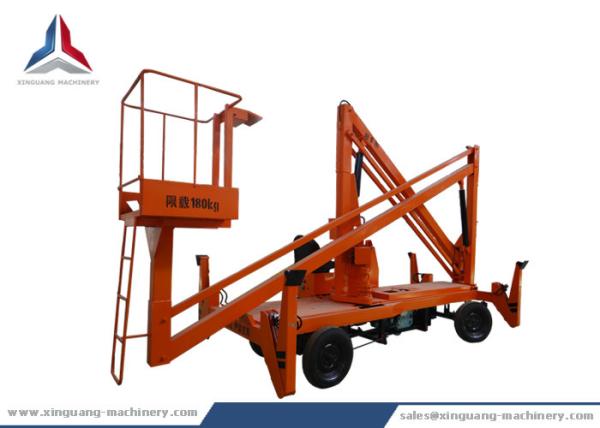 Diesel Power Mobile Crank Arm Lift Platform with 10m Working Height