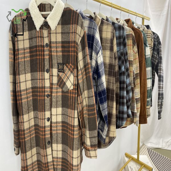 Adults Second Hand Shirts Mixed Style Mixed Winter Lining Dressing For Men Women