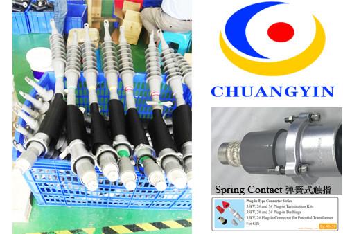 35kV 2# And 3#  Plug In euromold termination kit Connector For PT