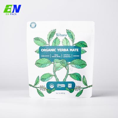 Customized Biodegradable Kraft Stand Up Pouch  PLA Material Food Pouch With Zipper
