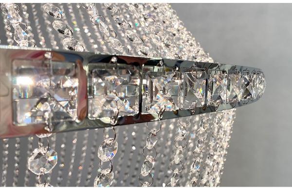 JYLIGHTING European Crystal Chandelier Wedding Hotel Decorative Lighting Living Room American Staircase Pendant Light Luxury