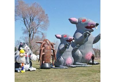 Pvc Inflatable Mouse , Inflatable Cartoon Characters For Exhibition / Activity Decoration