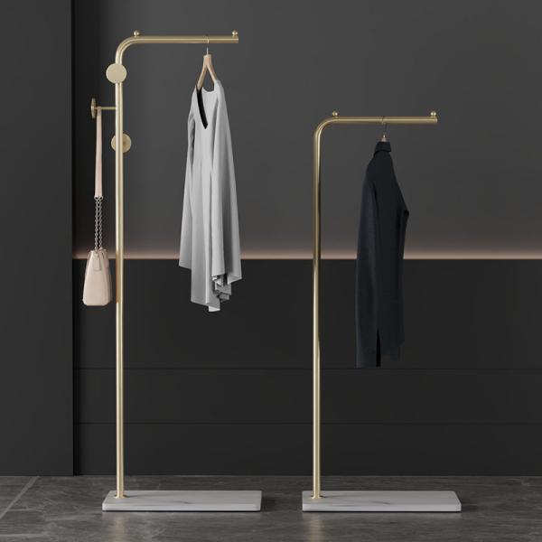 Modern Design Luxury Coat Rack Floor Standing Metal Frame Hanger For Living Room Bedroom Clothes Storage Scarf Bag Hat