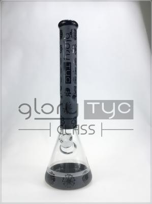 Beaker Water Pipes Glass Bongs 18 Inches Borosilicate Percolator Bubbler Pipe