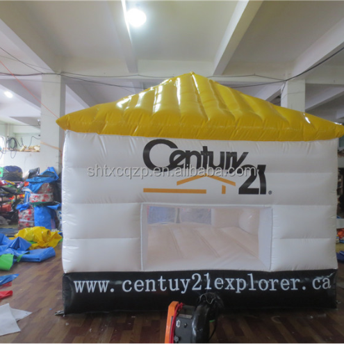 Custom Inflatable Real Estate Promotion House Display with Printed Branding Panels