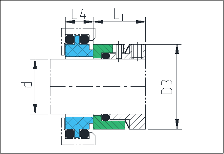 КЛ-В01 заменяют уплотнение насоса весны волны АЭС В01 механическое для насоса Джонсона и Джонсона Аб