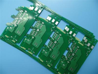 vidro ITEQ FR4 da cola Epoxy de 1.0mm PWB de prata da imersão da placa de circuito de 2 camadas