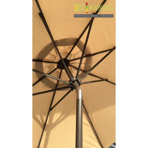 Outdoor Patio Center Pole Umbrella, Waterproof Garden Parasol