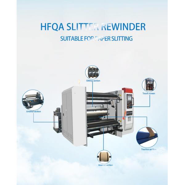 Automatic Slitter Rewinder for Paper Straw with Duplex Rewind