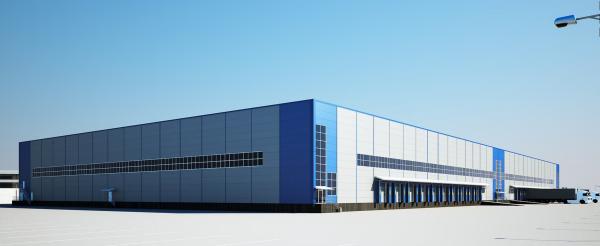 Modern Prefab Commercial Prefabricated Industrial Warehouse Building