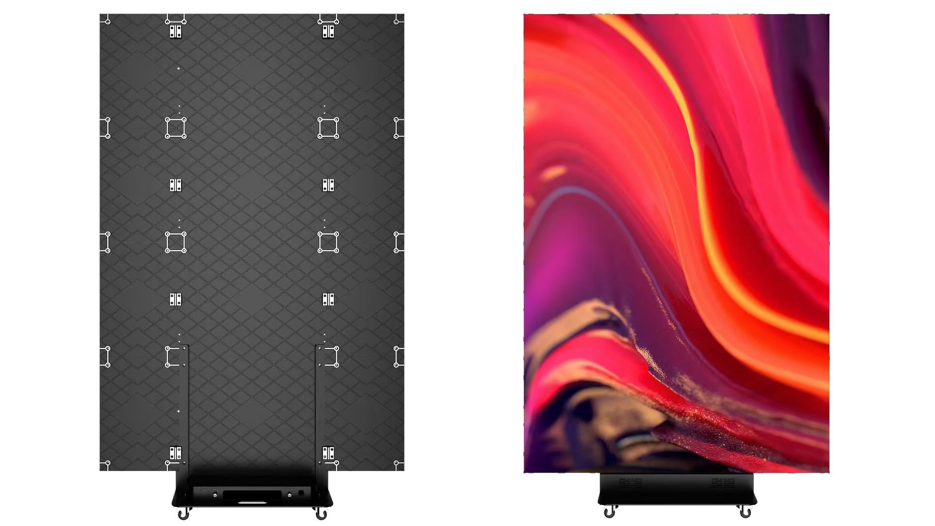 COB Advertising Poster LED Screen Display High Contrast Module Seamless Splicing