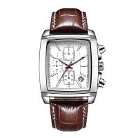 GV 5atm d'alliage imperméabilisent le cadran en laiton de montre de quartz d'hommes