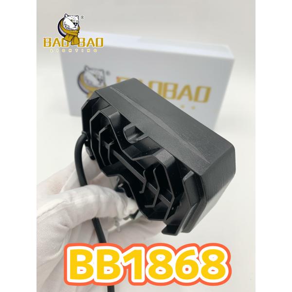 80V LED Work Light Metal White Yellow Dual Color Flashing Motorcycle Spare Parts