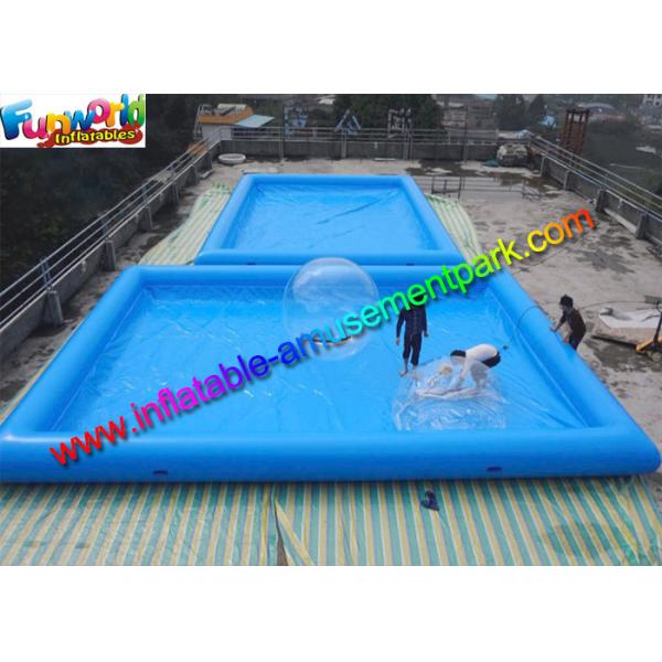 Квадратный раздувной плавательный бассеин/бассеин семьи крупного плана раздувной