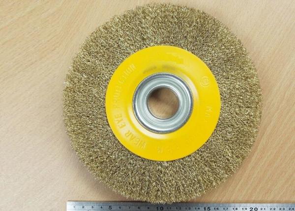 Industrial Steel Circular Wire Wheel Cleaning Brush For Bench Grinders