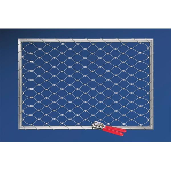 316 Inox Cable Webnet Stainless Steel Rope Mesh For Balustrade Railing