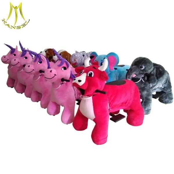 Hansel kids token ride stuffed animal electric ride and battery powered animal