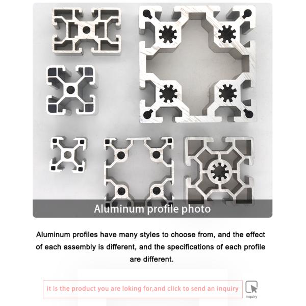 Квадратная структура V-слот Профиль Алюминия Промышленный 4040 Экструзионный Алюминиевый Профиль