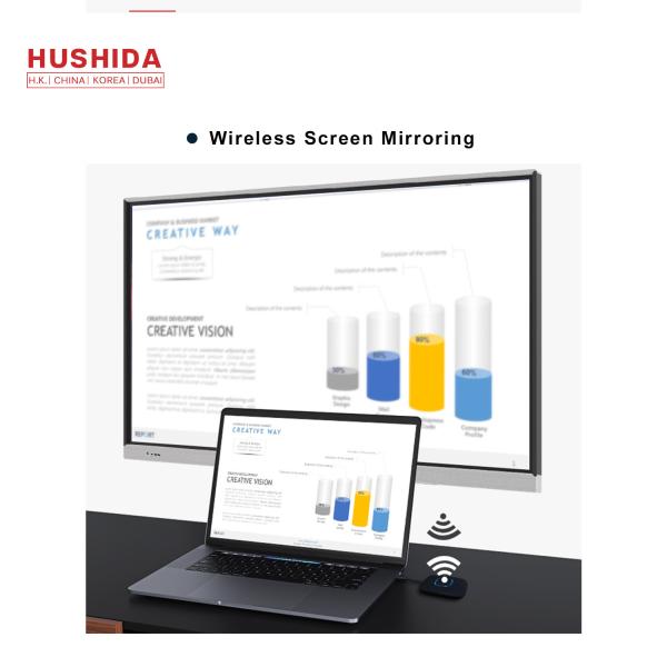 4k 3840*2460p Touch Screen Interactive Whiteboard 65 Inch Android Windows System