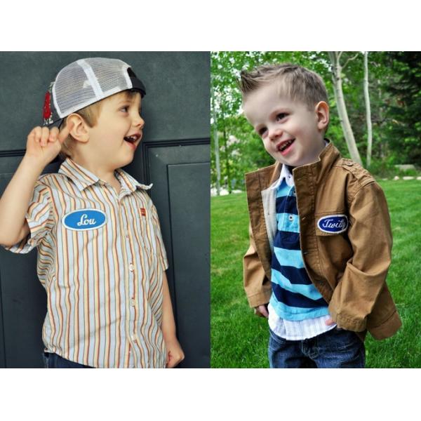 Cute Logo Clothing Embroidered Patches Felt Chainstitch For Garments Bedding