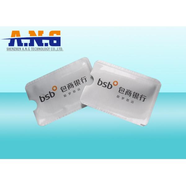 Anti Theft Capabilities Smart Rfid Blocking Card Sleeve Protector Customized