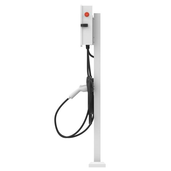 Wall Mounted Portable Ev Charger High Strength With 5m Type 2 Cable RFID Cards Included