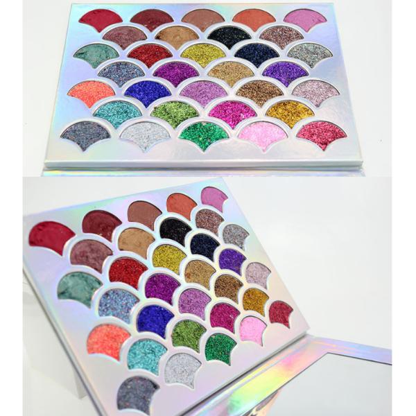 Bright High Pigment Glitter Eyeshadow , Neutral Eyeshadow Palette 32 Colors