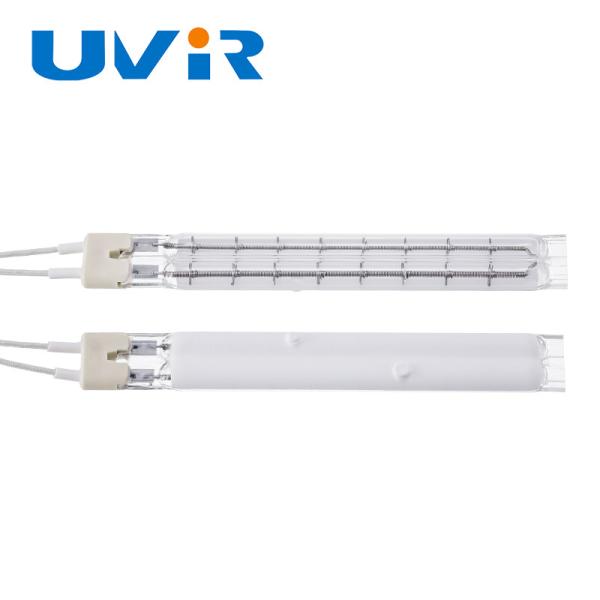Halogênio gêmeo branco cerâmico IR Heater Parts 4600W das lâmpadas infravermelhas do tubo