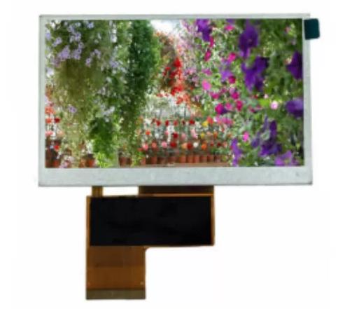 Écran LCD TFT 4.3 pouces transparent personnalisé, écran couleur TFT 480 * 272 points