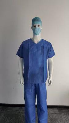 Disposable Scrub Sets Uniform SMS PP Scrub Suit Nurse OEM Scrubs Uniform Sets