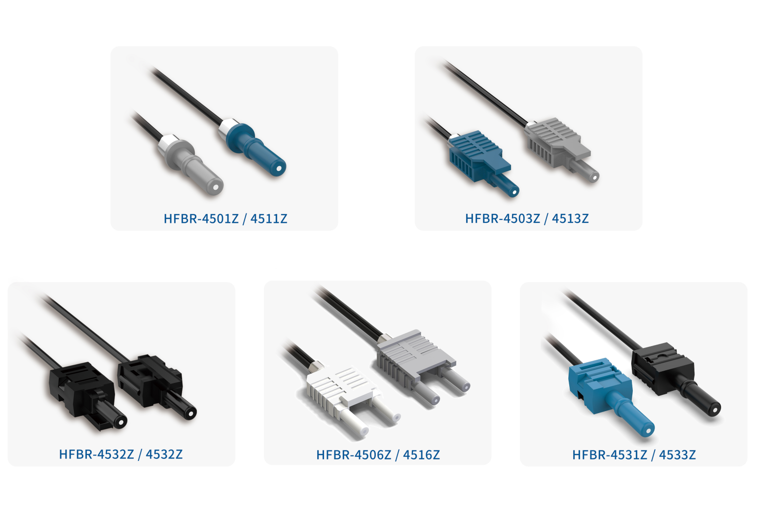 HFBR-4501Z to HFBR-4511Z POF Cable Assembly