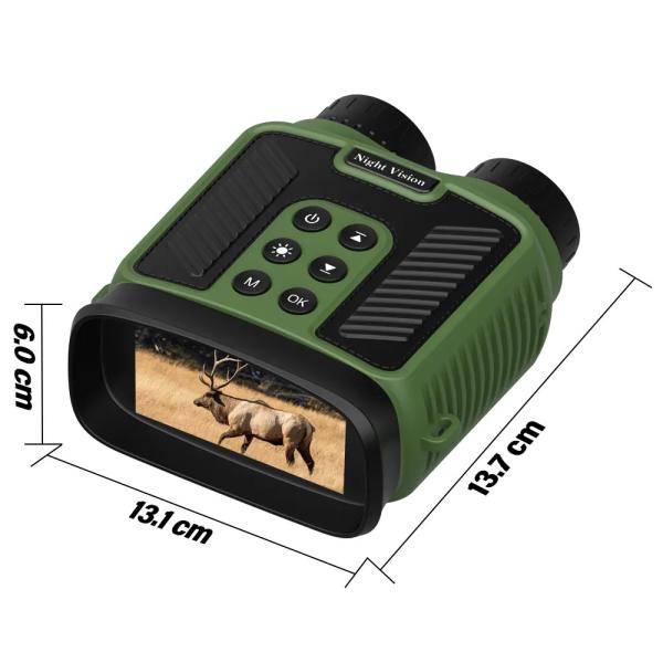 2.5k 40MP HD infrared night vision binoculars with 8X Digital Zoom 3.0'' screen for Adult