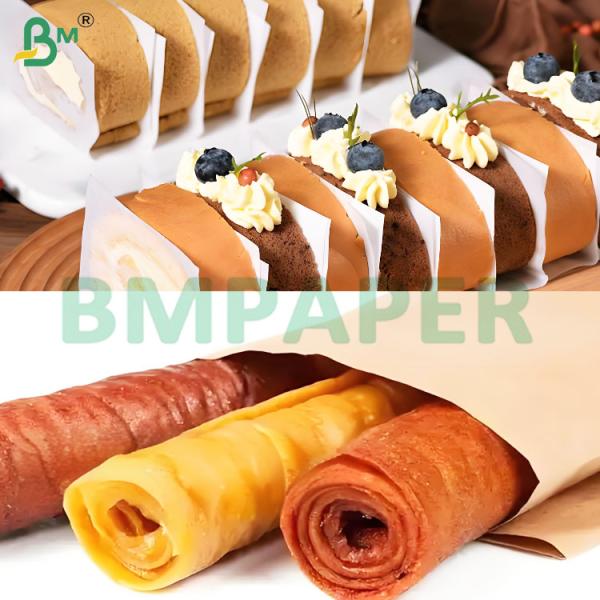 Kit 5 30gsm Heat Resistant Food Wrapping Greaseproof Paper Rolls