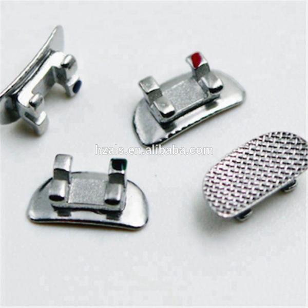 Stainless Steel Hot Dental Ortodoncia Orthodontic Molar Bracket Slot 0.022 Roth Bracket with 80 Gauge Mesh Base Shelf Life 2 Years
