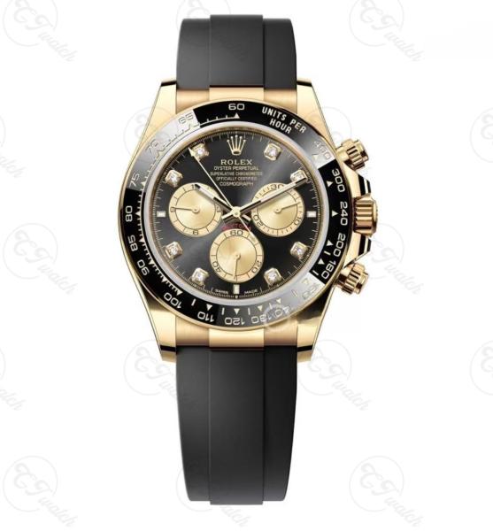Reloj Daytona de oro blanco de 18k con esfera azul automático cronómetro 116509