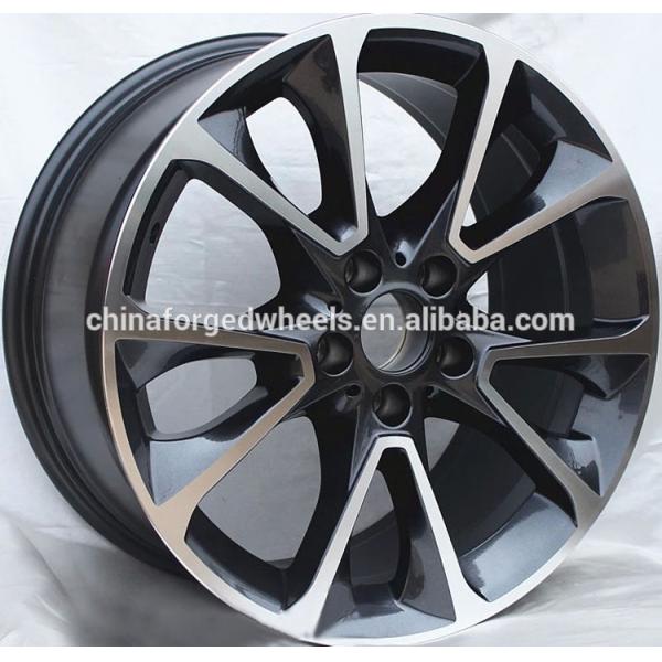 Car Rims Made Of 6061-T6 Aluminum Alloy  With 5x120 For BMW X5/ Black Mahcined 18 Inch Alloy RIms Produced On SAJ J2530