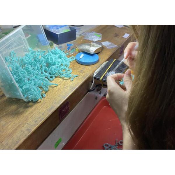 Semi установите обручальные кольца 5.23g желтого золота 14k с диамантом 1.8mm естественным