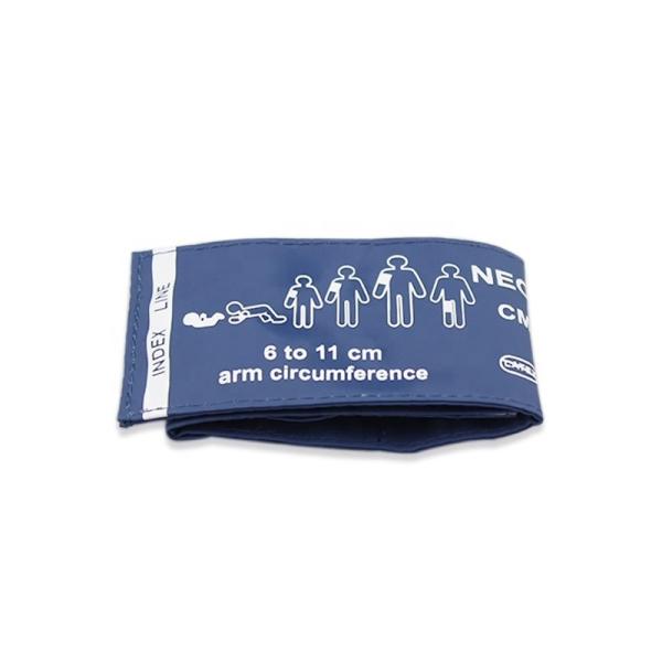 Reusable Neonatal Nibp Cuff Surgical Supplies Neonate Blood Pressure Cuff Single Hose 11Cm